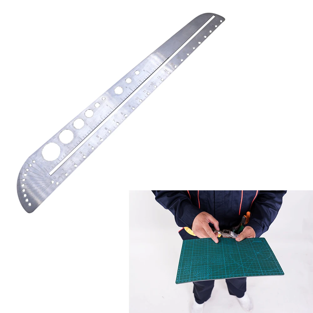 Stainless Steel Ruler Multifunction Compasses Protractor Hexagon Ruler Scale Tool For Architecture
Stainless Steel Ruler Multifunction Compasses Protractor Hexagon Ruler Scale Tool For Architecture