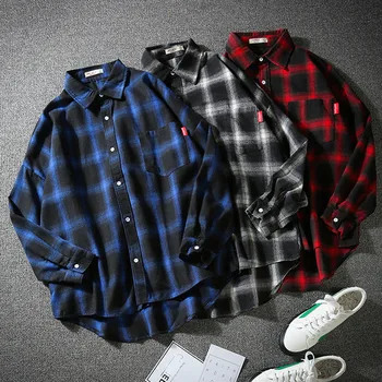 Men Shirt 2020 New Arrival Spring And Autumn Plaid Long Sleeve Male Shirt Teenage Boy Korean Style Plus Size 4XL 5XL S06
Men Shirt 2020 New Arrival Spring And Autumn Plaid Long Sleeve Male Shirt Teenage Boy Korean Style Plus Size 4XL 5XL S06