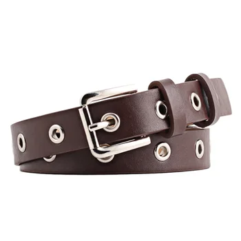 Fashion Gothic Pu Waist Belt Patchwork Row Hole Belt Women Buckle Belts Punk Waistband Coffee
Fashion Gothic Pu Waist Belt Patchwork Row Hole Belt Women Buckle Belts Punk Waistband Coffee