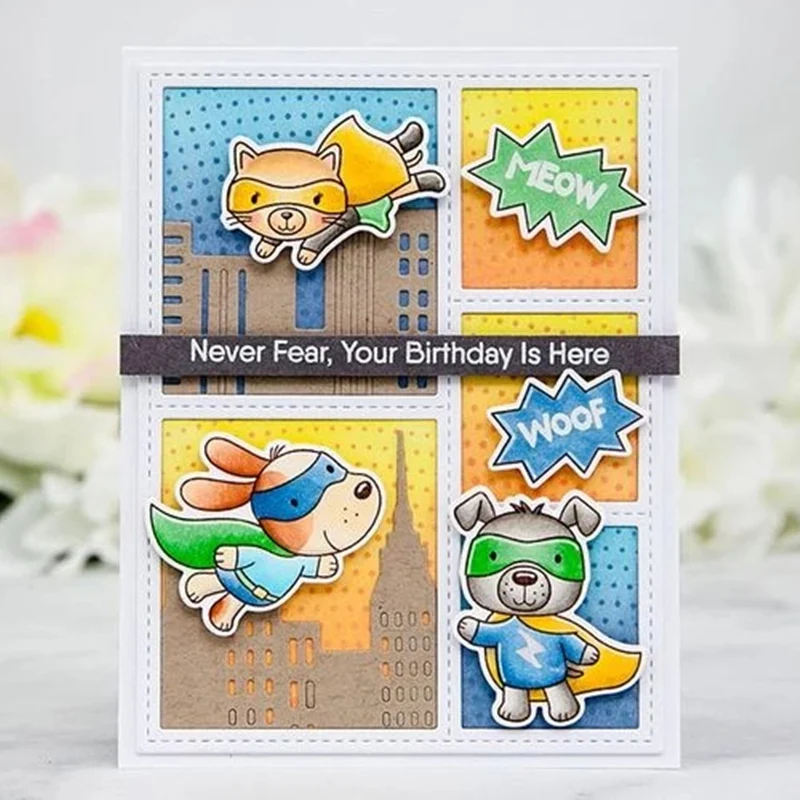 2019 3D DIY New Metal Cutting Die and Scrapbooking For Paper Making Super Cat Embossing Frame In Card Craft Stamps Die Set
2019 3D DIY New Metal Cutting Die and Scrapbooking For Paper Making Super Cat Embossing Frame In Card Craft Stamps Die Set