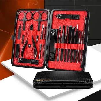 Nail Clippers Kit 18 Pcs Stainless Steel Nail Trimming Set Nail Clippers Manicure Tool
Nail Clippers Kit 18 Pcs Stainless Steel Nail Trimming Set Nail Clippers Manicure Tool