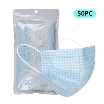 50Pcs Disposable Face Mask Blue Plaid Print Non-Woven 3 Layer Face Masks For Germ Protection For Adults Mascarillas Flag Bandana
50Pcs Disposable Face Mask Blue Plaid Print Non-Woven 3 Layer Face Masks For Germ Protection For Adults Mascarillas Flag Bandana
