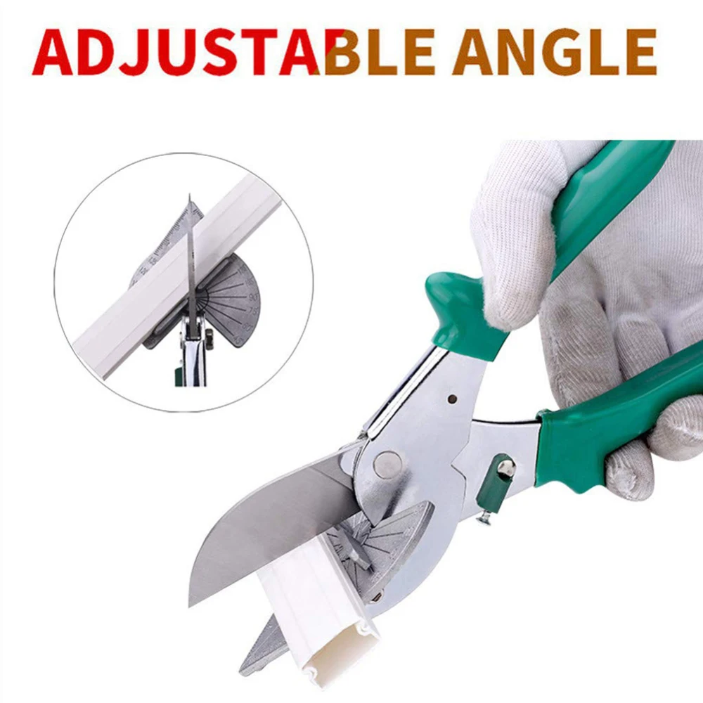 Multi Angle Mitre Siding Wire Duct Pipe Trunking Scissor 45-135 Degree Woodworking Trim Cutting Tool Crimper Cable Cut Housework
Multi Angle Mitre Siding Wire Duct Pipe Trunking Scissor 45-135 Degree Woodworking Trim Cutting Tool Crimper Cable Cut Housework