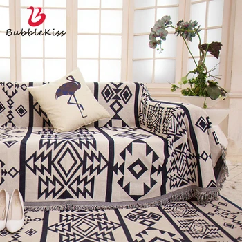 Cotton Towel Blanket for Couch Sofa Decorative Slipcover High Quality European Style Stitching Travel Plane Blanket Healthy Mat 
Cotton Towel Blanket for Couch Sofa Decorative Slipcover High Quality European Style Stitching Travel Plane Blanket Healthy Mat