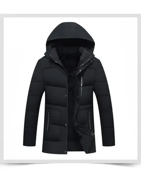 Winter Men's Warm Parka Cotton Thick Padded Coats Velvet Jackets Overcoat Male Outerwear Mens Brand Clothing J6T596
Winter Men's Warm Parka Cotton Thick Padded Coats Velvet Jackets Overcoat Male Outerwear Mens Brand Clothing J6T596