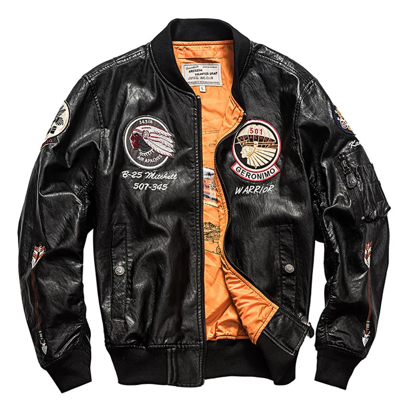Spring And Autumn Thin Men Baseball Collar Embroidery PU Leather Coat Large Size Europe And America 3D Locomotive Leather Coat M
Spring And Autumn Thin Men Baseball Collar Embroidery PU Leather Coat Large Size Europe And America 3D Locomotive Leather Coat M