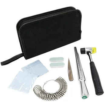 Jewelers Rubber Hammer Ring Mandrel Sizer Finger Size Gauge Jewelry Circle Models Jewelry Tools Kit for Jewelry Making Measuring 
Jewelers Rubber Hammer Ring Mandrel Sizer Finger Size Gauge Jewelry Circle Models Jewelry Tools Kit for Jewelry Making Measuring