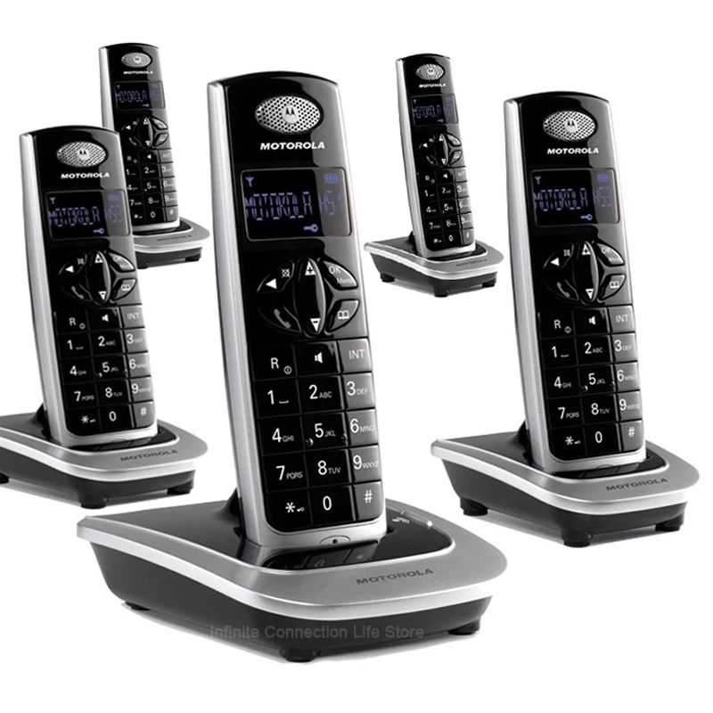 Digital Cordless telefono With call ID stored, Handfree Blacklit LCD Wireless phone with 3-way calling For Office Home Business
Digital Cordless telefono With call ID stored, Handfree Blacklit LCD Wireless phone with 3-way calling For Office Home Business