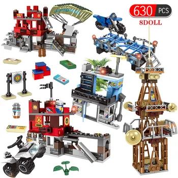 630PCS Military PUBG WW2 Player Unknown's Battlegrounds Army Soldiers Weapon Building Blocks Bricks Toys For Kids
630PCS Military PUBG WW2 Player Unknown's Battlegrounds Army Soldiers Weapon Building Blocks Bricks Toys For Kids