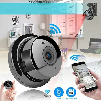 Newest 1080P HD IR Night Vision Micro Camera Wireless Mini IP Camera Home Security surveillance WiFi Baby Monitor Camera
Newest 1080P HD IR Night Vision Micro Camera Wireless Mini IP Camera Home Security surveillance WiFi Baby Monitor Camera