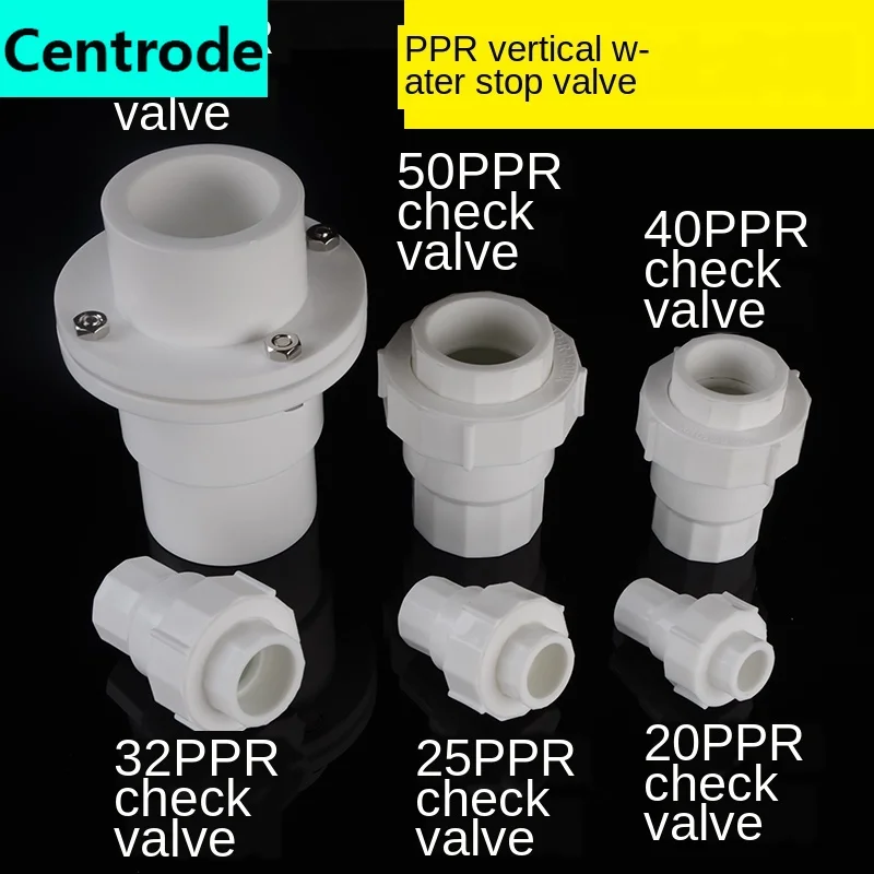 PPR вертикальный обратный клапан 4 минуты 6 минут 1 дюйм 20/25/32/40/50/63 клапан|Фитинги