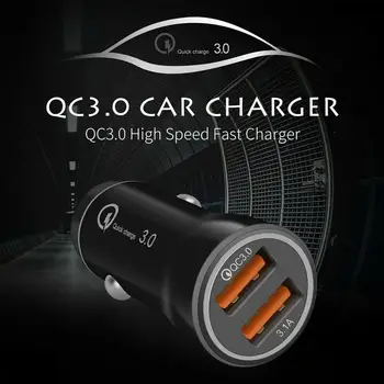 Hot Sale QC3.0 3.1A Dual USB Car ChargerFast Charging Lighter Power Adapter for Xiaomi Samsung iPhone 11 Pro Max
Hot Sale QC3.0 3.1A Dual USB Car ChargerFast Charging Lighter Power Adapter for Xiaomi Samsung iPhone 11 Pro Max