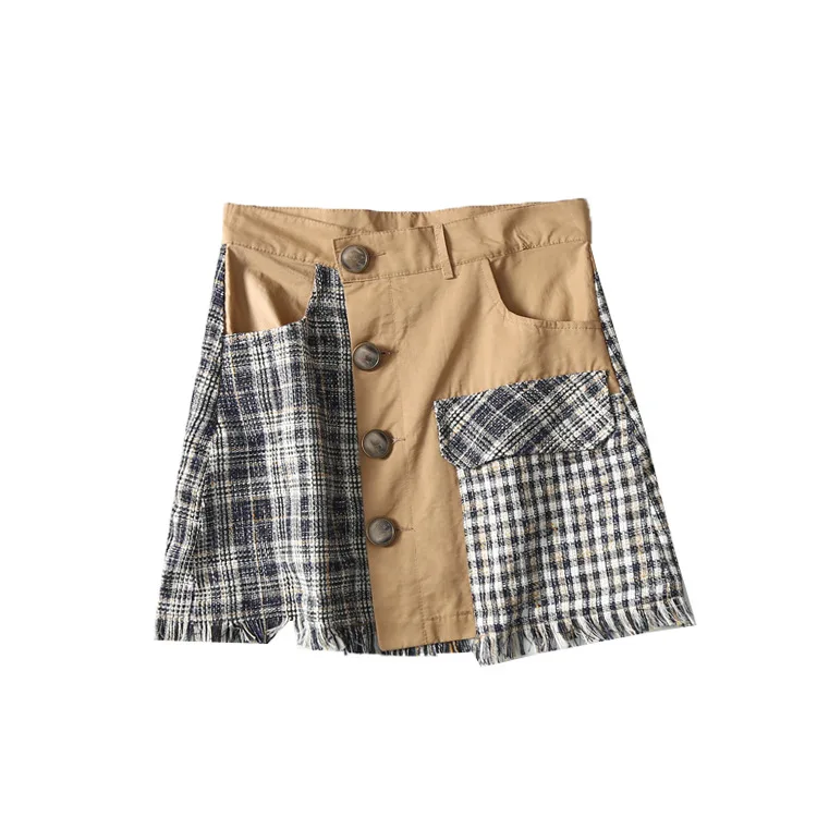 A Generation of Non-mainstream Designer-Tweed X British Style High-waisted Half-length Short Skirt Entity
A Generation of Non-mainstream Designer-Tweed X British Style High-waisted Half-length Short Skirt Entity