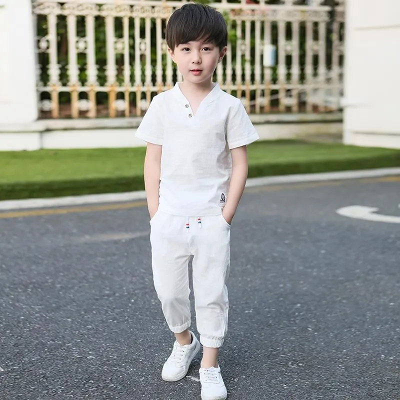 BOY'S Summer Wear 2018 New Style Set Summer Childrenswear Big Virgin Boy 6 a Year of Age 8-Short Sleeve Two-Piece Set Korean-sty
BOY'S Summer Wear 2018 New Style Set Summer Childrenswear Big Virgin Boy 6 a Year of Age 8-Short Sleeve Two-Piece Set Korean-sty