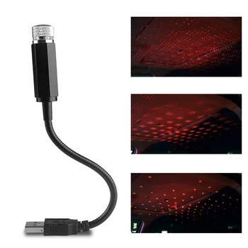 DERI Car Interior LED USB Plug Star Night Lights Projector Decoration Light Interior Ambient Atmosphere Lamp Car Accessories
DERI Car Interior LED USB Plug Star Night Lights Projector Decoration Light Interior Ambient Atmosphere Lamp Car Accessories