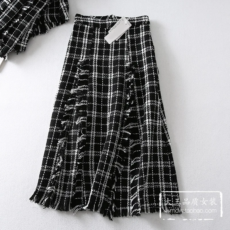 A Generation of dong ji qun Children Fashion High-waisted Plaid A- line Skirt Tassels Woolen Skirt Autumn And Winter Entity
A Generation of dong ji qun Children Fashion High-waisted Plaid A- line Skirt Tassels Woolen Skirt Autumn And Winter Entity