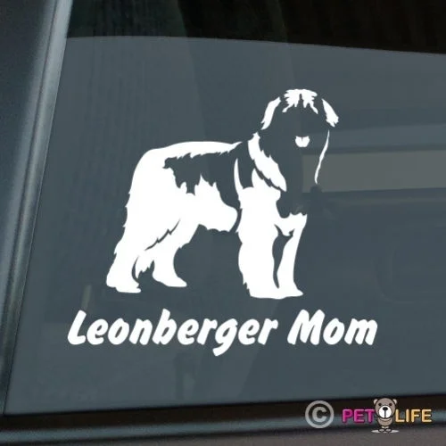 Leonberger мама Стикеры отрезок виниловой-Лев наклейка на компьютер | Игрушки и хобби