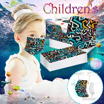 50Pcs Kids Disposable Face Mask Breathable Print Non-Woven 3 Layer Face Masks For Germ Protection Child Mascarillas Flag Bandana
50Pcs Kids Disposable Face Mask Breathable Print Non-Woven 3 Layer Face Masks For Germ Protection Child Mascarillas Flag Bandana