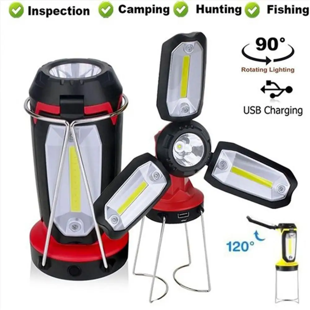 Tent Lamp COB LED Outdoor Tool Multifunctional Foldable Camping Lantern Flashlight LED Worklight 1200mAh Phone Charging Fishing
Tent Lamp COB LED Outdoor Tool Multifunctional Foldable Camping Lantern Flashlight LED Worklight 1200mAh Phone Charging Fishing
