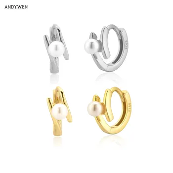 ANDYWEN 925 Sterling Silver 2020 7.5mm Pearl Huggies Women Small Hoops luxury Fashion Fine Jewelry 2020 Piercing Ohrringe Jewels
ANDYWEN 925 Sterling Silver 2020 7.5mm Pearl Huggies Women Small Hoops luxury Fashion Fine Jewelry 2020 Piercing Ohrringe Jewels
