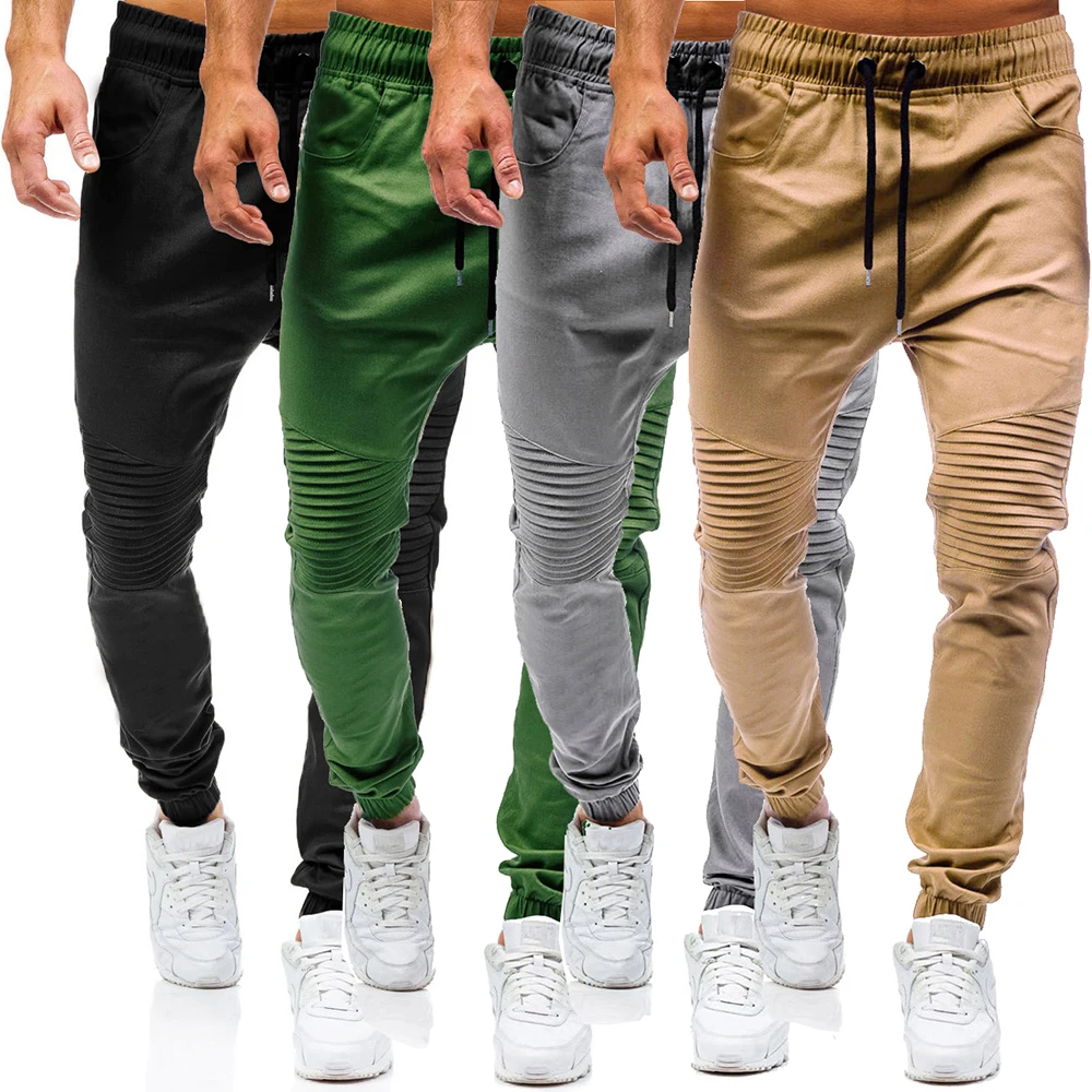 2020 New Plus-size Men's Solid Color Pleated Lanyard Belt Harlan Casual Men's Pants Loose Lace-up Front Men's Pants
2020 New Plus-size Men's Solid Color Pleated Lanyard Belt Harlan Casual Men's Pants Loose Lace-up Front Men's Pants