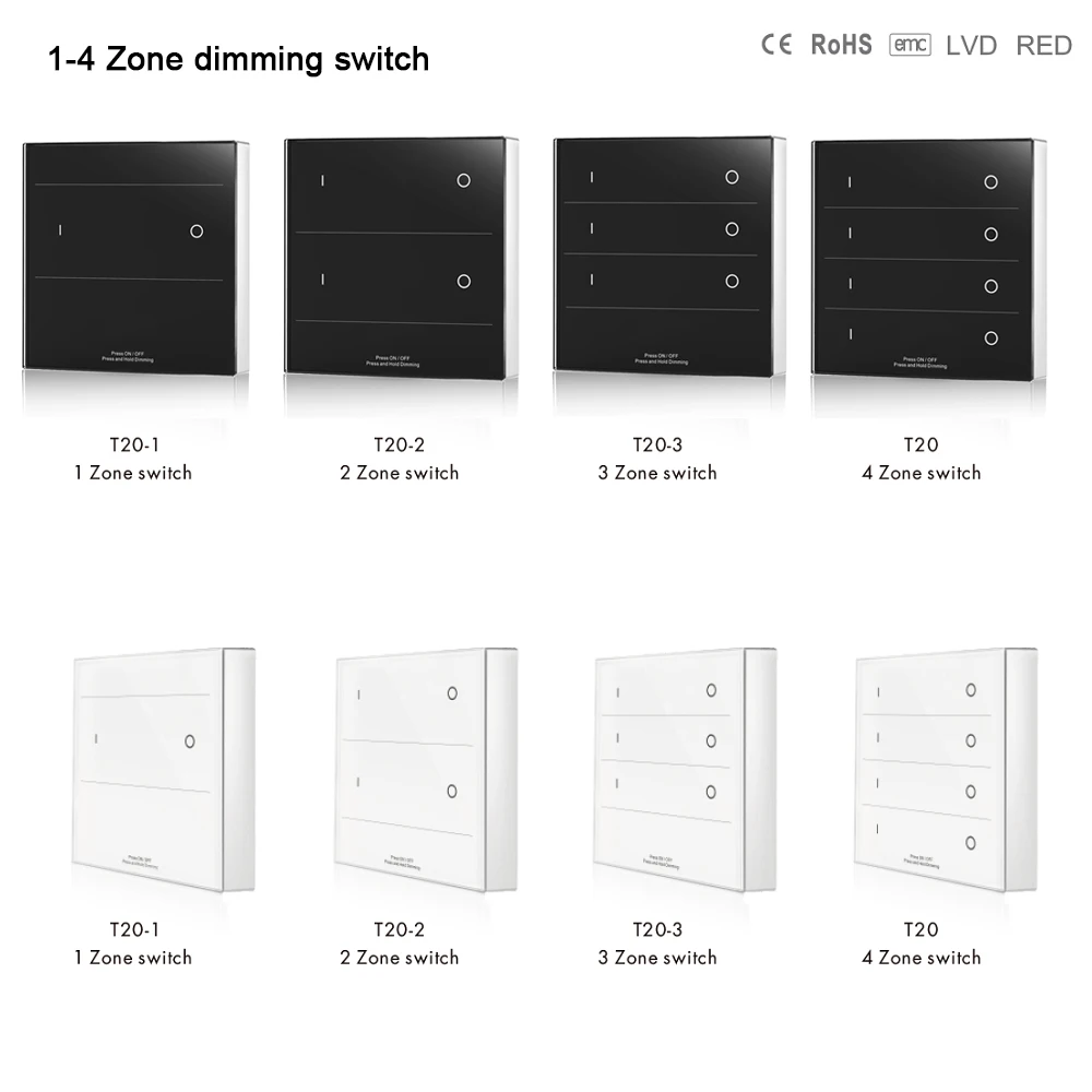 86 Wall Mounted Touch Panel single color DC 3V 2.4G RF dimming switch Wireless Remote Control for single color LED Strip light
86 Wall Mounted Touch Panel single color DC 3V 2.4G RF dimming switch Wireless Remote Control for single color LED Strip light