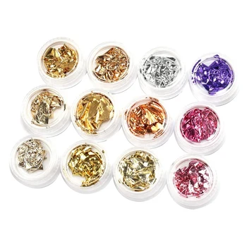 12 Boxes Nail Art Foil Decorations Paillette Sticker Chips Manicure DIY Kit Supplies
12 Boxes Nail Art Foil Decorations Paillette Sticker Chips Manicure DIY Kit Supplies