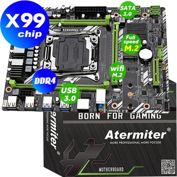 atermiter X99 D4 motherboard slot LGA2011-3 USB3.0 NVME M.2 SSD support DDR4 memory and Xeon E5 V3 processor
atermiter X99 D4 motherboard slot LGA2011-3 USB3.0 NVME M.2 SSD support DDR4 memory and Xeon E5 V3 processor