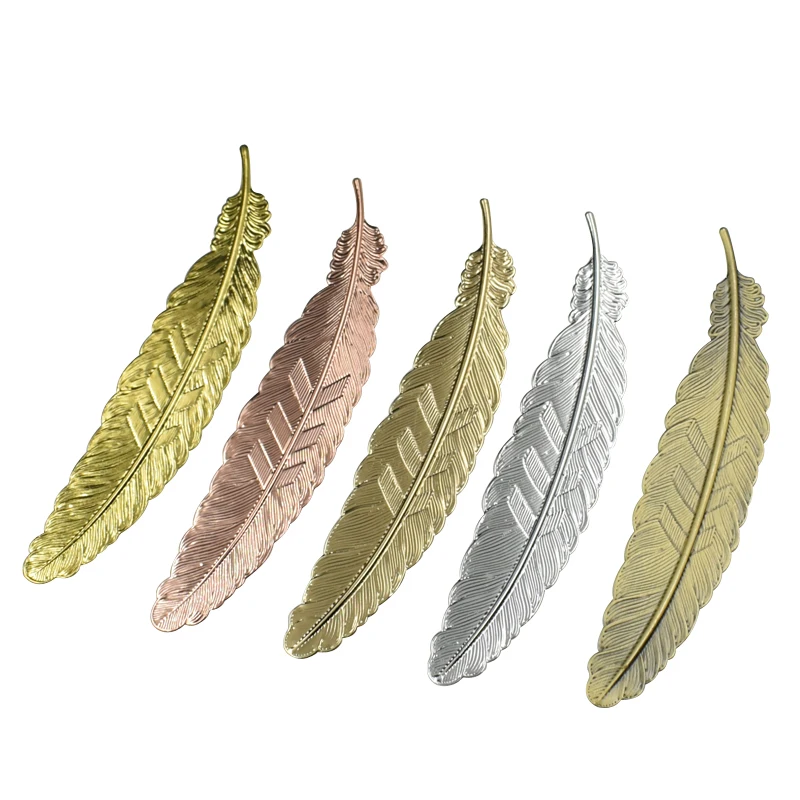 Retro Cute Metal Bookmark Feather Shape Metal Bookmark for Book Paper Stationery Vintage Beautiful Gift Office School Supplies
Retro Cute Metal Bookmark Feather Shape Metal Bookmark for Book Paper Stationery Vintage Beautiful Gift Office School Supplies