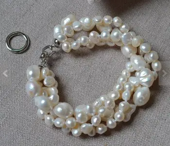 Unique Pearls jewellery Store Real Pearl Bracelet 4 rows 6-14mm White Genuine Freshwater Pearl Bracelet New Arriver Women Gift
Unique Pearls jewellery Store Real Pearl Bracelet 4 rows 6-14mm White Genuine Freshwater Pearl Bracelet New Arriver Women Gift