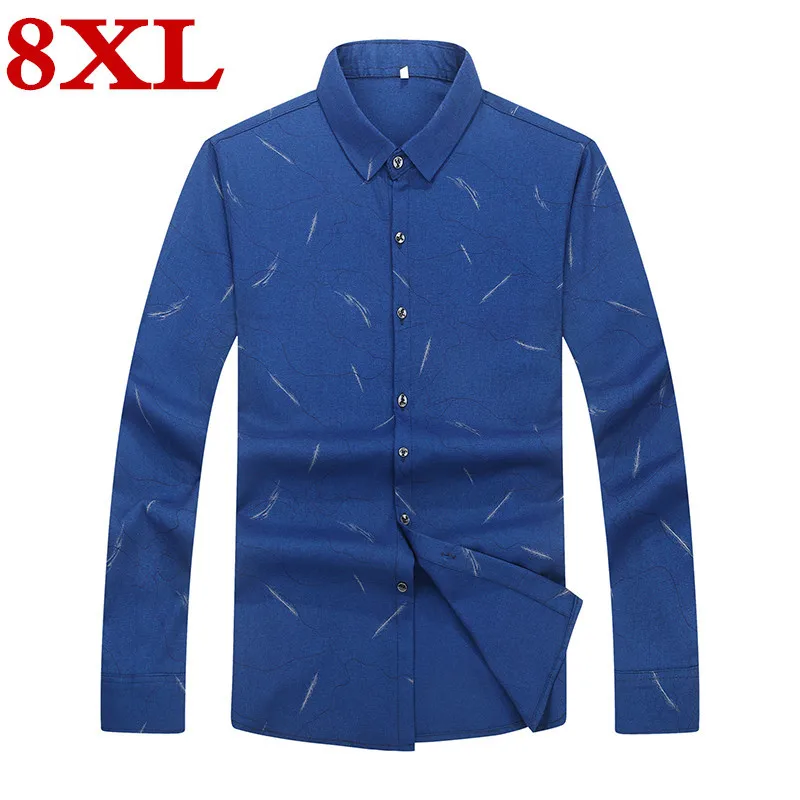 new plus size 8XL 7XL Spring autumn Men's Shirt Social Casual big size Long Sleeve Shirts Men Clothes
new plus size 8XL 7XL Spring autumn Men's Shirt Social Casual big size Long Sleeve Shirts Men Clothes