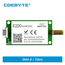 LLCC68 LoRa Wireless Module RS485 433Mhz 470Mhz 30dBm 10km Wireless Transceiver Receiver Long Range E220-400R30D RF Module 
LLCC68 LoRa Wireless Module RS485 433Mhz 470Mhz 30dBm 10km Wireless Transceiver Receiver Long Range E220-400R30D RF Module