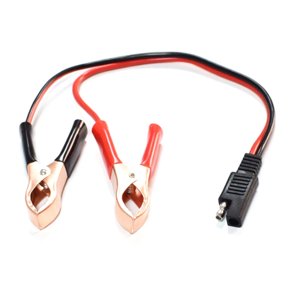 14AWG 36CM 2-Pin SAE PVC Quick Disconnect Plug to Battery Alligator Clips Cable Harness
14AWG 36CM 2-Pin SAE PVC Quick Disconnect Plug to Battery Alligator Clips Cable Harness