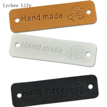 Lychee Life 24Pcs/lot Handmade Flower Leather Garment Labels PU Leather Hand Made Label Tags For Diy Sewing Accessories
Lychee Life 24Pcs/lot Handmade Flower Leather Garment Labels PU Leather Hand Made Label Tags For Diy Sewing Accessories