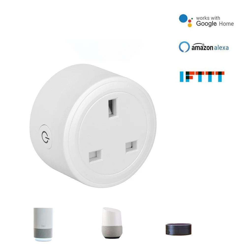 Smart Wifi Socket UK Wireless Plug 13A Smart Timer Wifi Plug APP Control Work With Alexa Google Home Mini IFTTT Cheap Price
Smart Wifi Socket UK Wireless Plug 13A Smart Timer Wifi Plug APP Control Work With Alexa Google Home Mini IFTTT Cheap Price