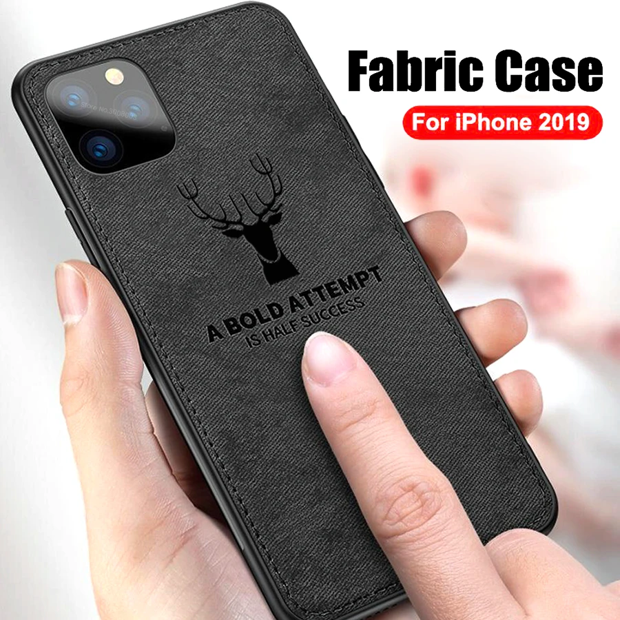 Cloth-Deer-Texture-Soft-Phone-Case-For-iPhone-X-XR-XS-MAX-11-Pro-MAX-Back (4)