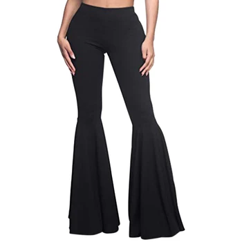 Polyester Fashion Solid Elegant Wide Leg High Waist Stretchy Long Autumn Bottom Bell Pants Yoga Women Trousers Casual
Polyester Fashion Solid Elegant Wide Leg High Waist Stretchy Long Autumn Bottom Bell Pants Yoga Women Trousers Casual