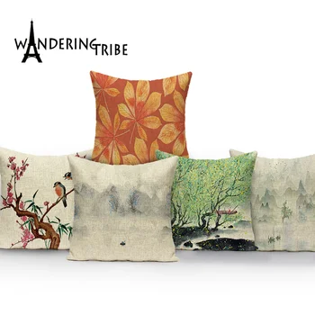 Landscape Flower Decor Cushion Cover Mountain Landscape Decorative Floral Scenic Cushions Case Bed Pillow Cases Funda Cojines
Landscape Flower Decor Cushion Cover Mountain Landscape Decorative Floral Scenic Cushions Case Bed Pillow Cases Funda Cojines