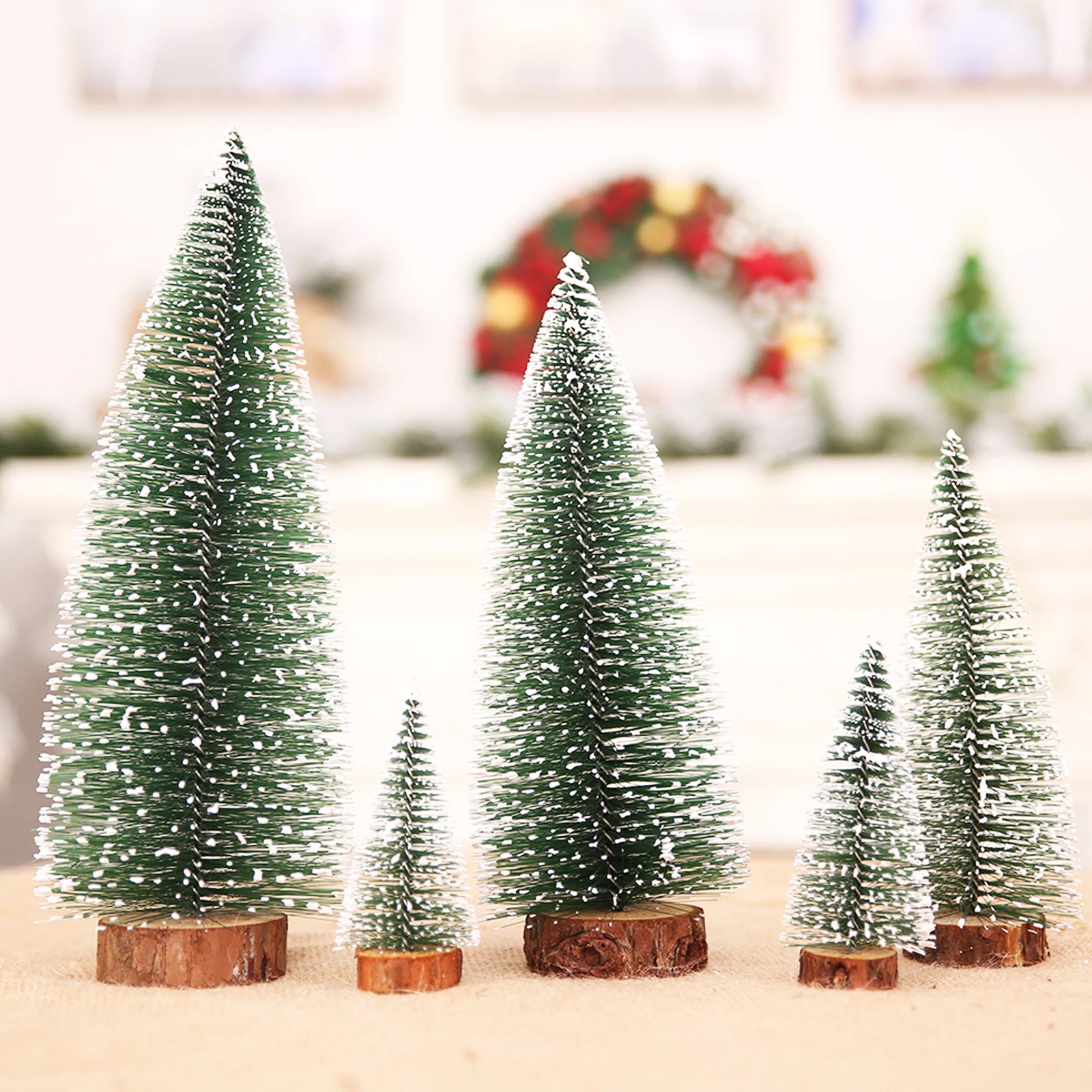 3 Sizes Desktop Green With White Mini Pine Needle Tree For Home Christmas Tree Home Deceoration Party Pendant & Drop Ornaments
3 Sizes Desktop Green With White Mini Pine Needle Tree For Home Christmas Tree Home Deceoration Party Pendant & Drop Ornaments