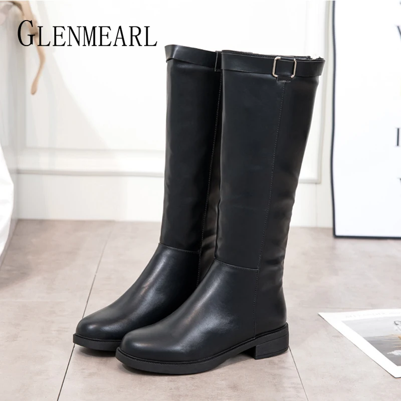 Women High Boots Leather PU Winter Shoes Warm Platform Squar Heels Black Martin Boots Knee High Woman Shoes Riding Boots 2020NEW
Women High Boots Leather PU Winter Shoes Warm Platform Squar Heels Black Martin Boots Knee High Woman Shoes Riding Boots 2020NEW