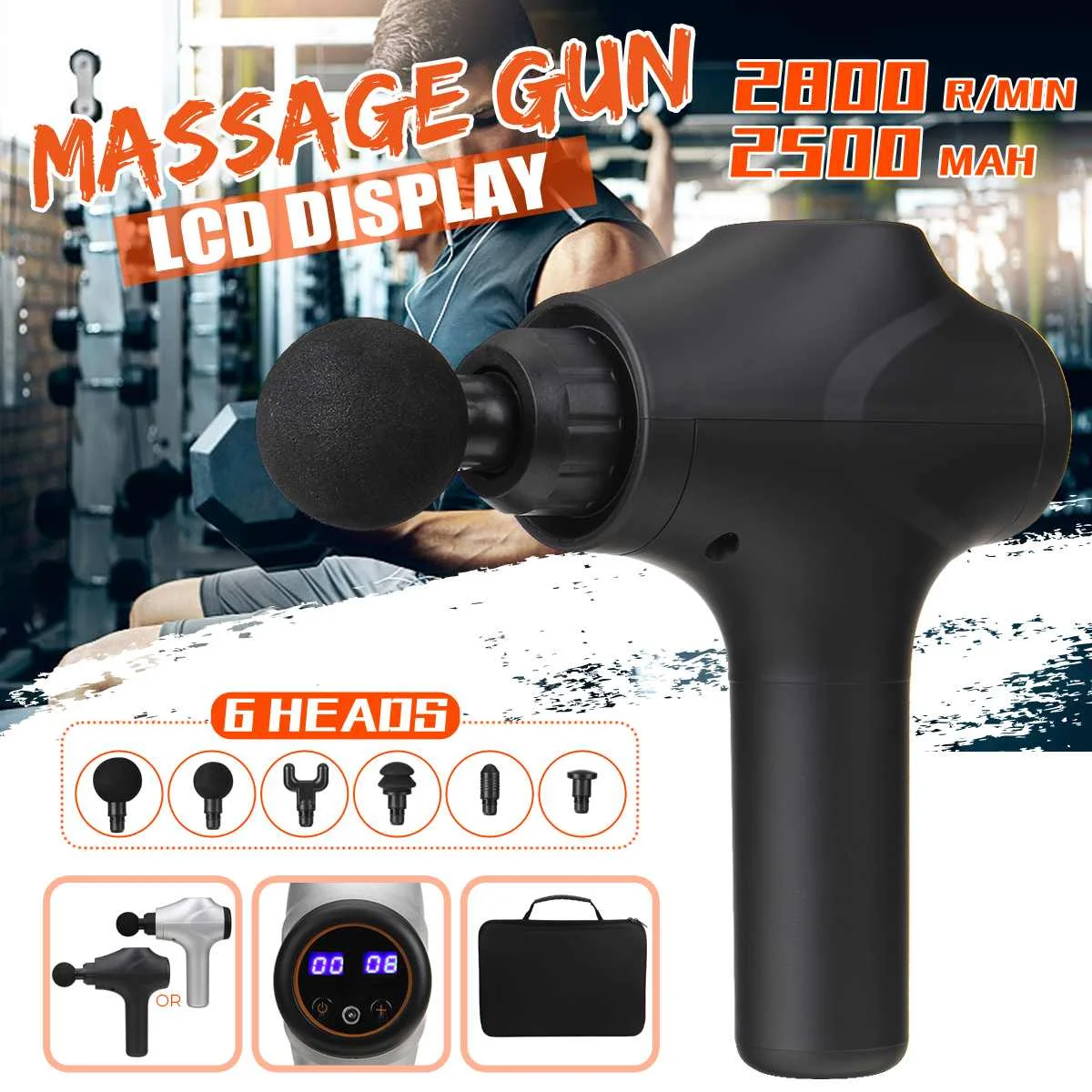 Tissue Massage Guns Muscle Massager Muscle Pain Management after Training Exercising Body Relax Slimming Shaping Pain Relief
Tissue Massage Guns Muscle Massager Muscle Pain Management after Training Exercising Body Relax Slimming Shaping Pain Relief