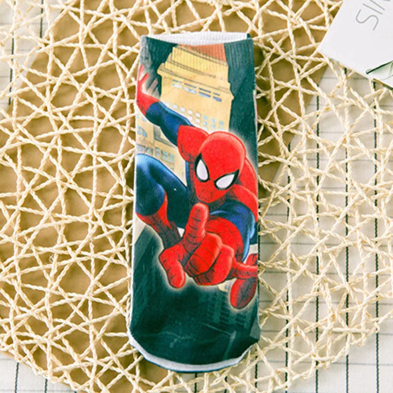 Hot Unique New Summer Cartoon Men Women Short Socks 3D Painting Art Happy Boat Socks Funny Kawaii Colorful Ankle Socks