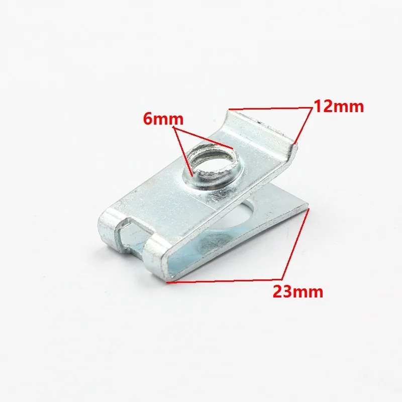 KA LI LI coherer nut push in washers retainer clip fastener for Car vehicle 6mm screw metal U-Type gasket 
KA LI LI coherer nut push in washers retainer clip fastener for Car vehicle 6mm screw metal U-Type gasket