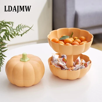 Household Double-layer Pumpkin Fruit Plate Candy Plate Creative Living Room Fruit Storage Box Home Decor Adornment
Household Double-layer Pumpkin Fruit Plate Candy Plate Creative Living Room Fruit Storage Box Home Decor Adornment