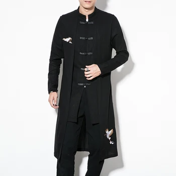 China style men embroidered Trench jackets and coats large size 5xl men long jacket fashion black man long coat autumn retro top
China style men embroidered Trench jackets and coats large size 5xl men long jacket fashion black man long coat autumn retro top