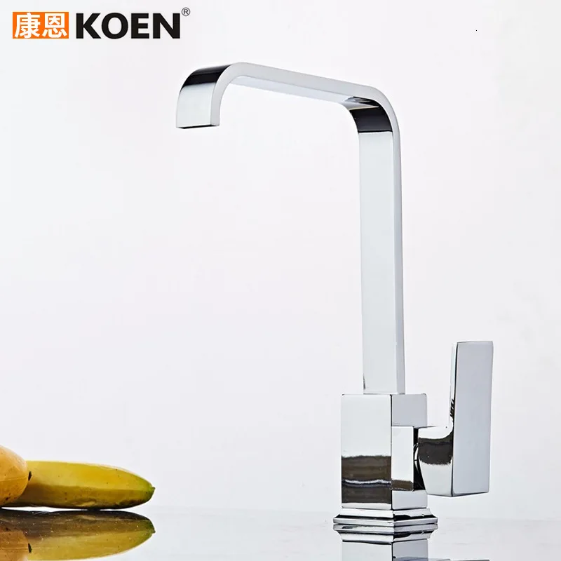 Full Copper Kitchen Faucet Water Tank Dish Washing Basin On The Stage Basin Hot And Cold Mix Water Tap Square Flat Tube Rotating
Full Copper Kitchen Faucet Water Tank Dish Washing Basin On The Stage Basin Hot And Cold Mix Water Tap Square Flat Tube Rotating