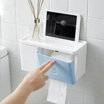 Plastic Wall Mounted Bathroom Toilet Paper Towel Holders Tissue Storage Box Dispenser With Drawer Phone Bracket Kitchen Decor
Plastic Wall Mounted Bathroom Toilet Paper Towel Holders Tissue Storage Box Dispenser With Drawer Phone Bracket Kitchen Decor