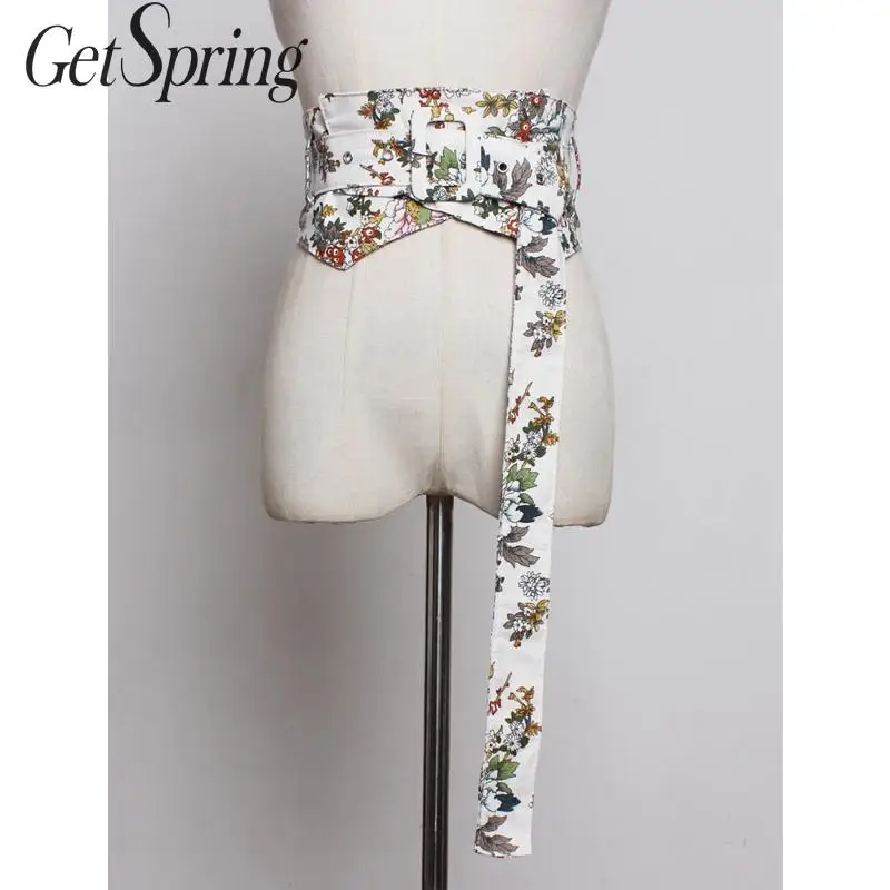 GetSpring Women Wide Belt Fashion Print Wide Belts All Match Wide Bandage Belts Wide Cummerbund Retro Ladies Waistband 2019 New
GetSpring Women Wide Belt Fashion Print Wide Belts All Match Wide Bandage Belts Wide Cummerbund Retro Ladies Waistband 2019 New