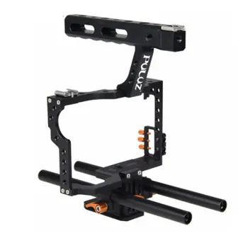 

SLR Photography Cameras Rabbit Cage Stabilizer Accessories A7 A7s A7R2 PU3010E Orange Protective Kit