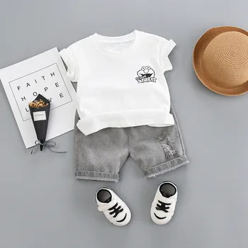 2020 Summer New Cartoon T-Shirt Shorts Suit For Baby Boy Clothing Set Children Girls Boys Clothes for Kids Outfit Denim Outfit
2020 Summer New Cartoon T-Shirt Shorts Suit For Baby Boy Clothing Set Children Girls Boys Clothes for Kids Outfit Denim Outfit